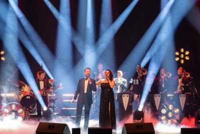 James Bond Spectacular performing on stage